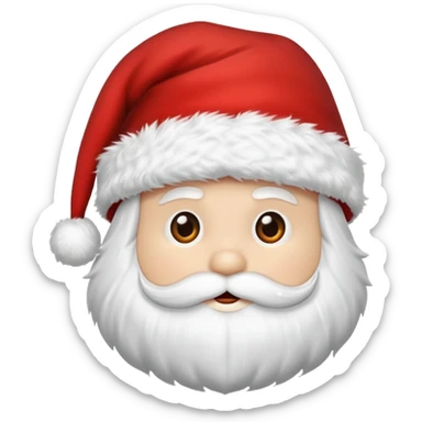 gorro do papai noel, apenas o gorro sticker