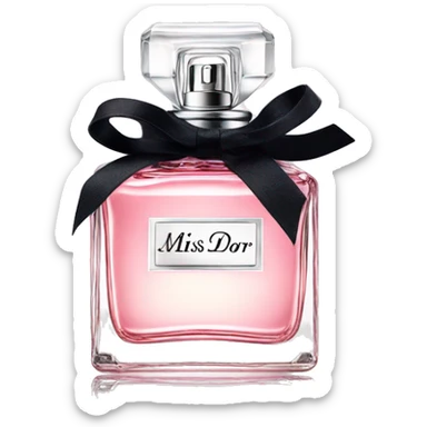 Miss dior perfume sticker