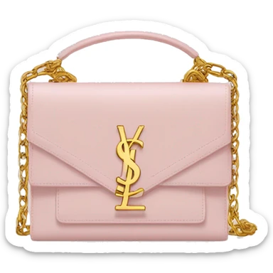Ysl light pink purse sticker