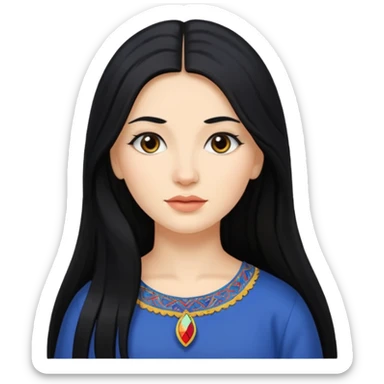 a romanian woman sticker