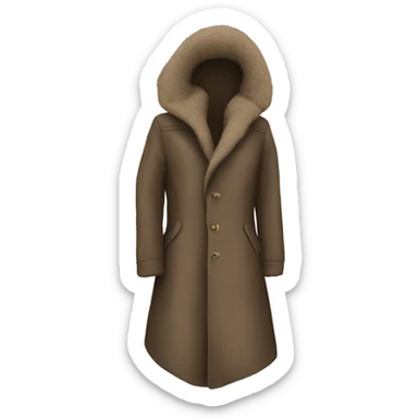 jacket winter without a man sticker