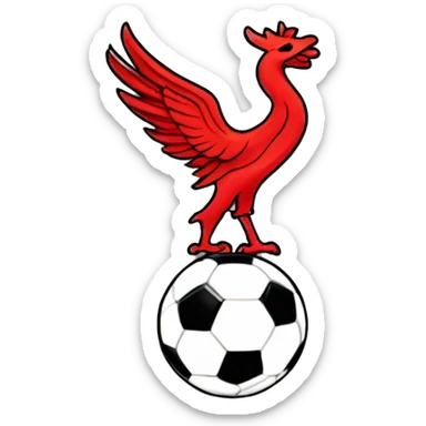 Liverpool soccer team logo sticker