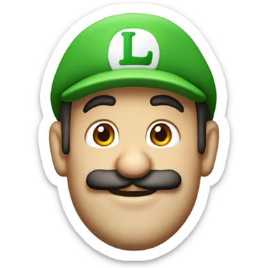 Luigi joueur de rug sticker