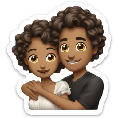 Love forever wave sticker