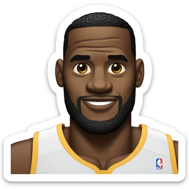 LeBron James fat sticker