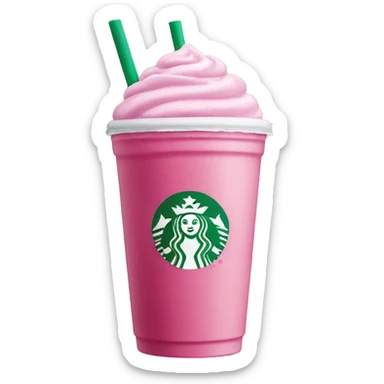 Starbucks pink drink sticker