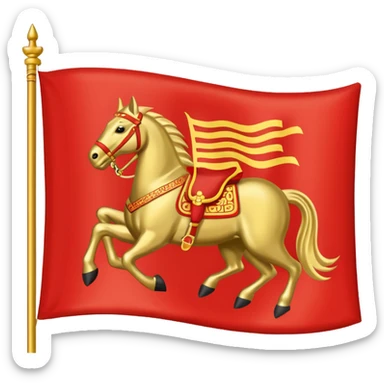 Flag of Mongol Empire sticker