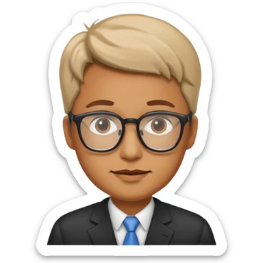 editor-in-chief news paper sticker