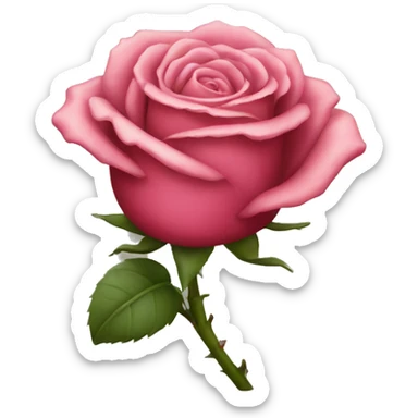 Rose sticker