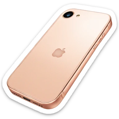rose gold iphone 14 sticker