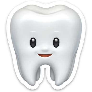 Container inside with dental cap for teeth alignment sticker