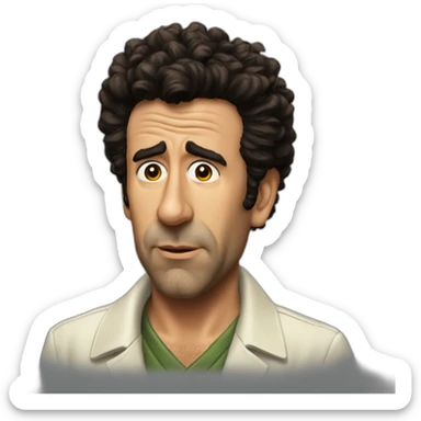 Cosmo Kramer sticker