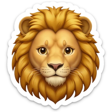 in lion family, only Father., full body sticker