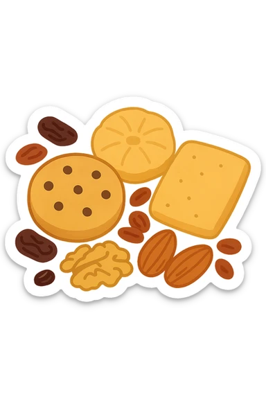 FRUTTA SECCA E BISCOTTI sticker
