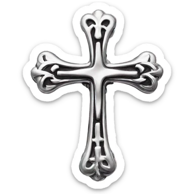 Chrome hearts cross  sticker