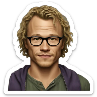 Heath Ledger sticker