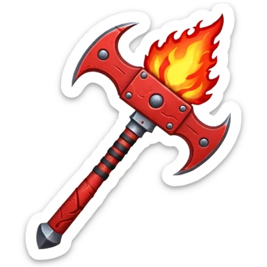 Blood of chaos in god of war  weapon sticker
