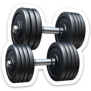 1 dumbell sticker