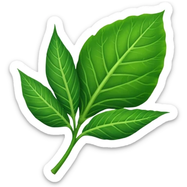 taro leaf lime sticker