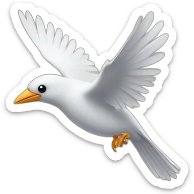 CREATE AN IMAGE OF A BIRD FLYING sticker