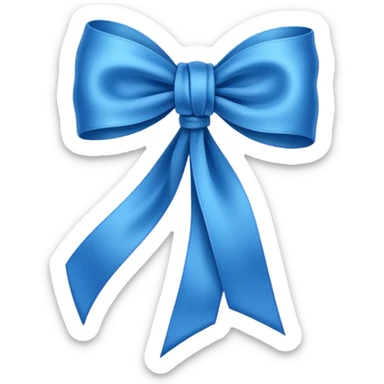 Laço azul sticker