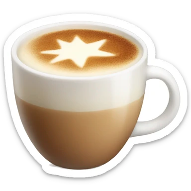 Chai latte sticker