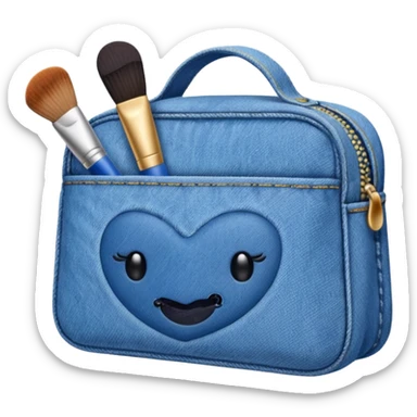 Make up kit mac denim design sticker