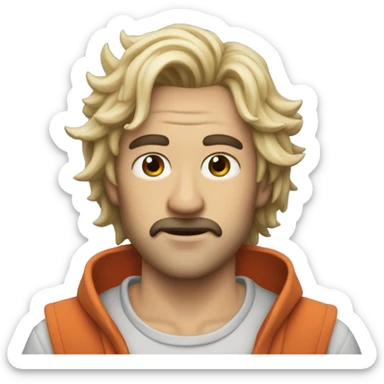 tiburon con corzones sticker