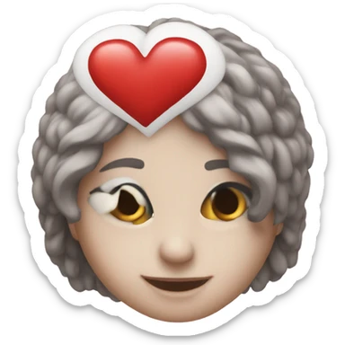 Love with love sticker