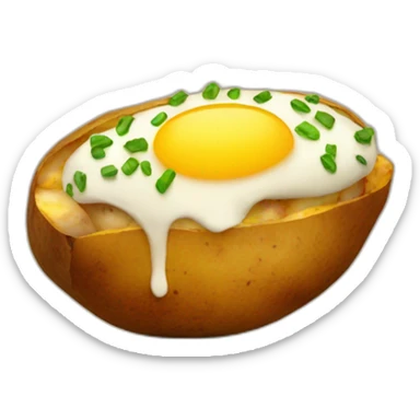 loaded baked potato sticker