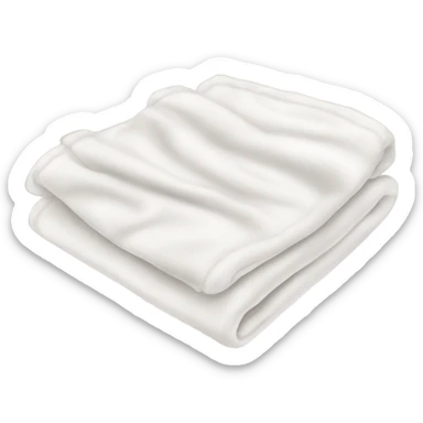 Soft white blanket  sticker