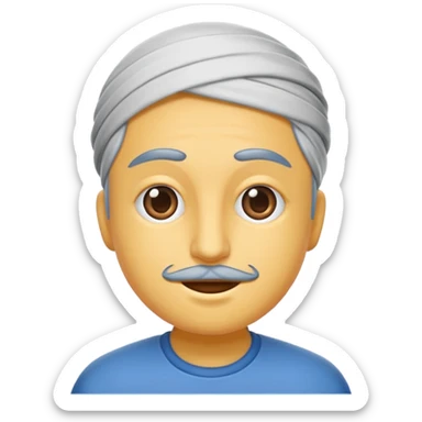 Mavi tik emojisi sticker