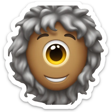 The sun is shining in my eyes sticker