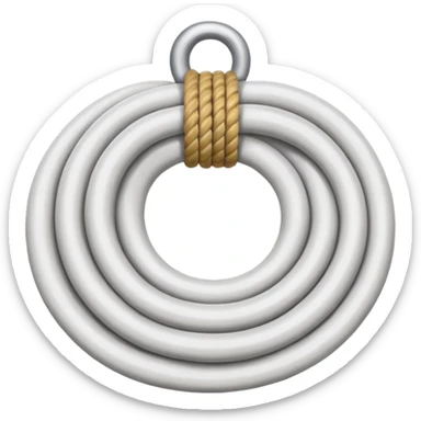 white rope sticker