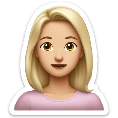 милая собачка с нежно-розовым бантиком на голове sticker