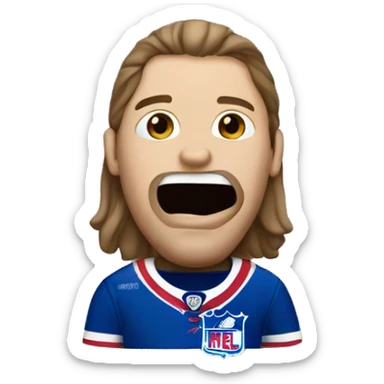 New York rangers fan sticker