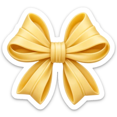 bow shaped pasta, less detailed more dow-light sticker
