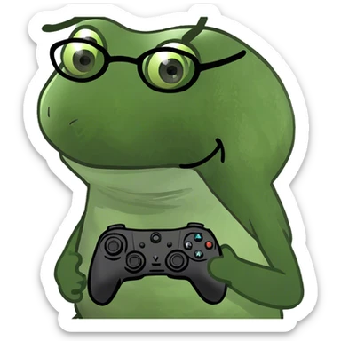 Mach mir ein Emoji was mit der Quest 2 spielt sticker