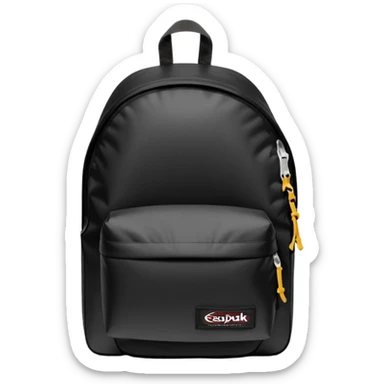Sac à dos eastpak noir classique  sticker