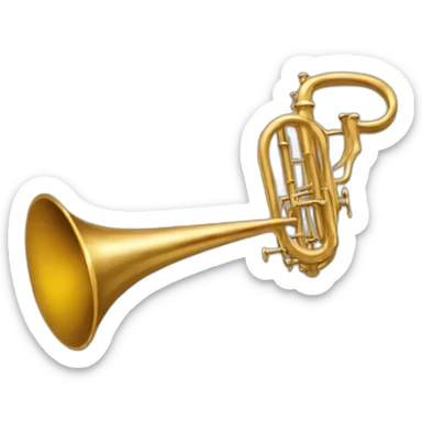 Trombone à coulisse sticker