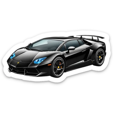 car lamborgini sticker