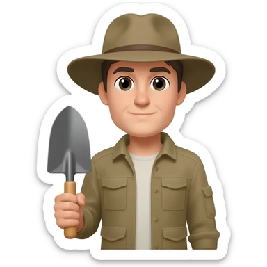 archaeologist sticker