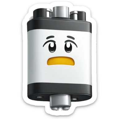 charged battery sticker