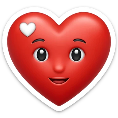 Quiero un emoji con el corazón flechado sticker