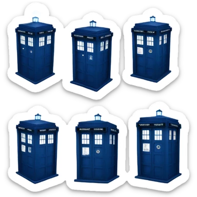 Tardis sticker