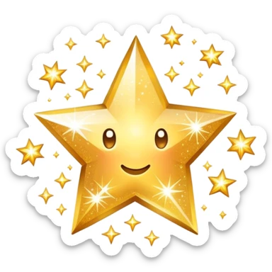 sparkle icon with lots of sparkles sticker