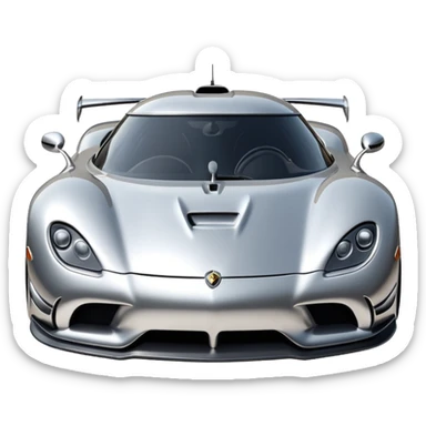 koenigsegg ghost logo sticker