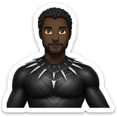 Black panther sticker