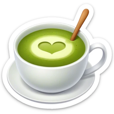 Matcha sticker