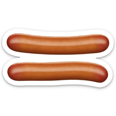 beans and sausages sticker